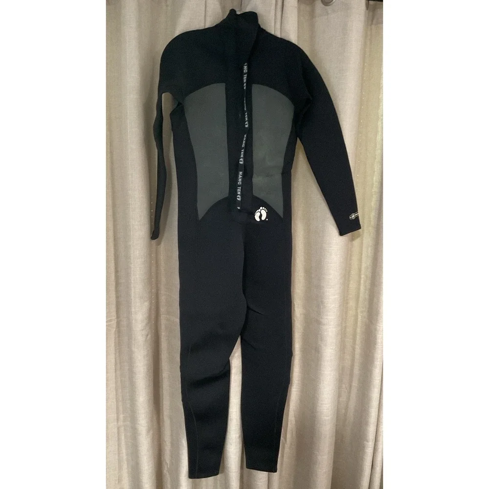 Hang Ten Men's Black Wetsuit Size Medium Long Sleeve